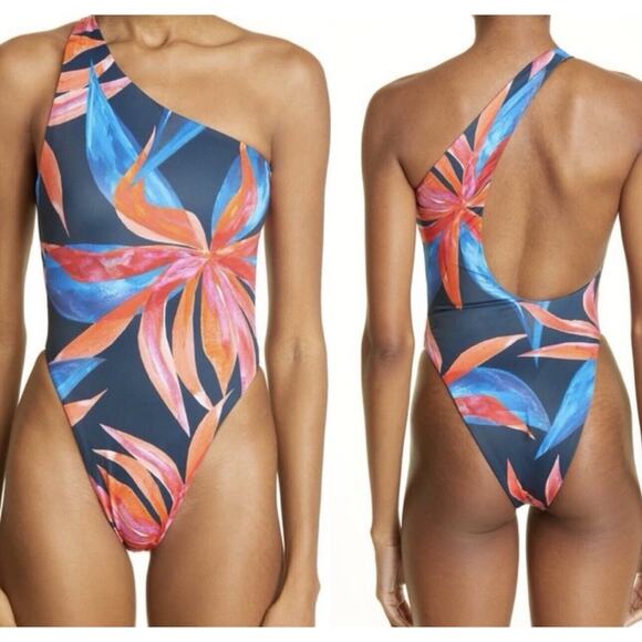 NEW Louisa Ballou Plunge One-Piece Swimsuit - Picture 1 of 7